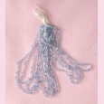 Vintage tassel of blue glass beads. > Beads > Vintage tassel of blue glass beads.
