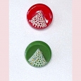 Two West German glass buttons - c. 1950s - JN26 > Buttons > Two West German glass buttons - c. 1950s - JN26