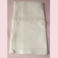 A very large linen damask napkin monogrammed GR > A very large linen damask napkin monogrammed GR