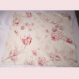 beautiful French vintage fabric with roses - D18 > beautiful French vintage fabric with roses - D18