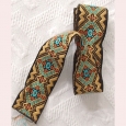 1960s woven ribbon braid.