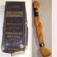 Old box of Clarks Tinsora embroidery threads - Yoke