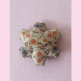 Really cute antique patchwork pincushion. - SALE
