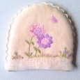 Vintage embroidered floral egg cosy > Vintage embroidered floral egg cosy
