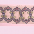 Antique embroidered insertion length.