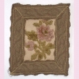 Small rose framed mat
