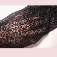 An antique black lace sleeve - AG1