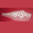Vintage emroidered applique lace on net - O3 > Lace > Vintage emroidered applique lace on net - O3