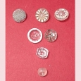A group of vintage buttons for Christmas crafts - N8
