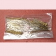 A bag of lace making pins.