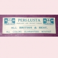Old advertising label - Peri-lusta embroidery & crochet threads - N8 > Other Items > Old advertising label - Peri-lusta embroidery & crochet threads - N8