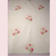 Beautiful French fabric with bunches of roses - D14