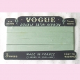 French made vintage Vogue Double satin ribbon
